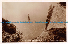 R110459 Beachy Head Lighthouse And Devils Chimney. Eastbourne. RP - Welt