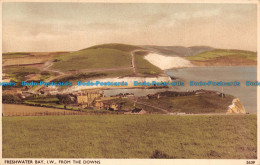 R109968 Freshwater Bay I. W. From The Downs. Sweetman. Solograph. No 3439 - Welt