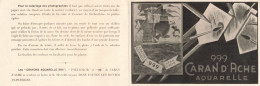 CARAN D'ACHE * Le Crayon Aquarelle 999 * Doc Publicitaire Ancien Illustré Double - Werbepostkarten