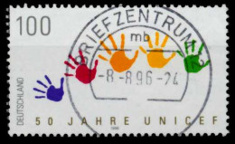 BRD 1996 Nr 1869 Zentrisch Gestempelt X72CE66 - Gebraucht