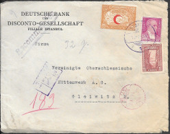 Turkey Registered Cover Front Mailed To Germany 1931 - Briefe U. Dokumente