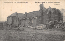 60-CUGNY-RUINES-N°370-G/0135 - Other & Unclassified