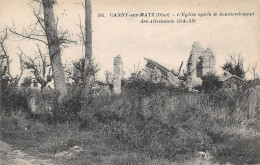 60-CANNY SUR MATZ-BOMBARDEMENTS-N°370-G/0125 - Other & Unclassified