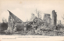 60-CONCHY LES POTS-BOMBARDEMENTS-N°370-G/0117 - Other & Unclassified