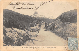 63-LE PUY DE DOME-L OBSERVATOIRE-N°371-G/0033 - Sonstige & Ohne Zuordnung