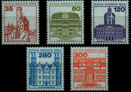 BERLIN DS BURGEN U. SCHLÖSSER Nr 673-677 Postfrisch S5F58A2 - Unused Stamps