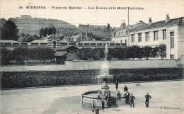 Suresnes * 1907 * Place Du Marché , Les écoles Et Le Mont Valérien - Suresnes