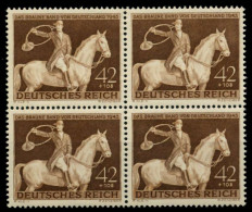 3. REICH 1943 Nr 854 Postfrisch VIERERBLOCK S612B8E - Nuovi