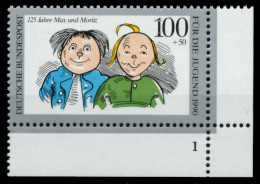 BRD 1990 Nr 1458 Postfrisch FORMNUMMER 1 X8F7B82 - Unused Stamps