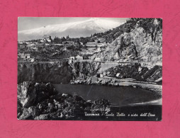 Taormina, Isola Bella E Vista Dell'Etna- Standard Size, Divided Back, Ed.G.Attanasio N° 31, New. - Otros & Sin Clasificación