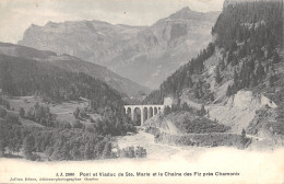 74-CHAMONIX-VIADUC DE SAINTE MARIE-N°374-A/0091 - Chamonix-Mont-Blanc