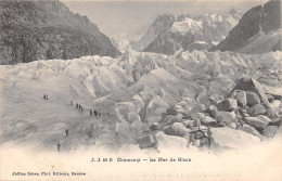 74-CHAMONIX-LA MER DE GLACE-N°374-A/0061 - Chamonix-Mont-Blanc
