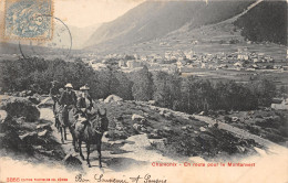 74-CHAMONIX-ROUTE DU MONTANVERT-N°373-H/0291 - Chamonix-Mont-Blanc