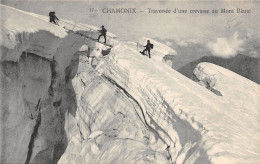 74-CHAMONIX-ASCENSION DU MONT BLANC-N°373-H/0267 - Chamonix-Mont-Blanc
