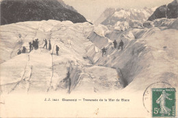 74-CHAMONIX-LA MER DE GLACE-N°373-H/0241 - Chamonix-Mont-Blanc