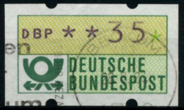 BRD ATM 1981 Nr 1-1-035 Gestempelt X9702B2 - Vignette [ATM]