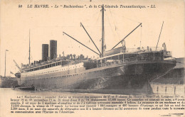 76-LE HAVRE-LE TRANSATLANTIQUE LE ROCHAMBEAU-N°374-D/0295 - Non Classés