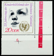 DDR 1971 Nr 1690 Postfrisch ECKE-URE X98B63A - Ungebraucht