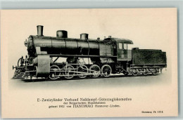 13181911 - E-Zweizylinder Verbund Nassdampf-Gueterzuglokomotive Der Bulgarischen Staatsbahnen Gebaut 1912 Hanomag Pk 13 - Trains