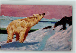 13062611 - Baeren Eisbaer - Kuenstlerkarte AK - Bears