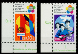 DDR 1973 Nr 1829-1830 Postfrisch ECKE-ULI X68A83E - Nuovi