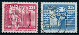 DDR DS AUFBAU IN DER Nr 1820-1821 Gestempelt X68ACFE - Used Stamps