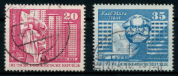 DDR DS AUFBAU IN DER Nr 1820-1821 Gestempelt X68AC72 - Used Stamps