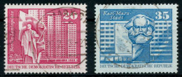 DDR DS AUFBAU IN DER Nr 1820-1821 Gestempelt X68AD02 - Used Stamps