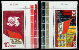 DDR 1976 Nr 2123-2124 Postfrisch ECKE-ORE X69F7FA - Unused Stamps