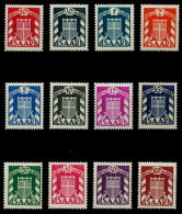 SAAR DIENSTMARKEN Nr 33-44 Postfrisch X6DFA9E - Unused Stamps