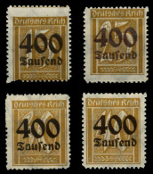 D-REICH INFLA Nr 297-300 Postfrisch X724986 - Unused Stamps