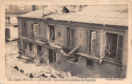92-LEVALLOIS PERRET-BOMBARDEMENT-N°379-E/0123 - Levallois Perret