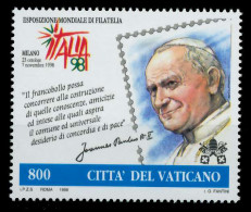 VATIKAN 1998 Nr 1256 Postfrisch S0155C2 - Unused Stamps