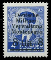 BES. 2WK MONTENEGRO Nr 7 Postfrisch X7DCCC6 - Ocupación 1938 – 45