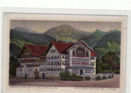 39027411 - Oberstaufen Im Allgaeu. Hotel Pension Buettner Ungelaufen  Top Erhaltung. - Immenstadt