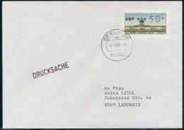 BERLIN ATM 1-050 DRUCKSACHE EF FDC X7E4642 - Lettres & Documents