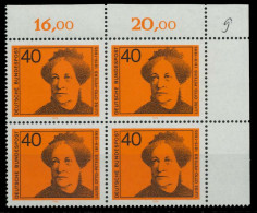 BRD 1974 Nr 791 Postfrisch VIERERBLOCK ECKE-ORE X7FFA42 - Unused Stamps