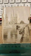 REAL PHOTO - Vers 1900  Paris La Cite Notre Dame , Pecheurs Et Peniches La Seine ,canal - Anciennes (Av. 1900)