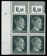 DEUTSCHES REICH 1941 Nr 781 Postfrisch VIERERBLOCK ECKE X8B0712 - Nuevos