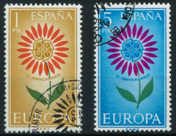 SPANIEN 1964 Nr 1501-1502 Gestempelt X9B8C4A - Used Stamps