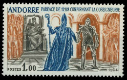 ANDORRA (FRANZ. POST) 1964 Nr 184 Postfrisch X08460E - Unused Stamps