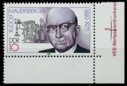 DDR 1989 Nr 3233 Postfrisch ECKE-URE X0DE456 - Unused Stamps