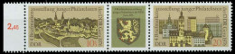 DDR ZUSAMMENDRUCK Nr WZd332 Postfrisch 3ER STR SBDE98A - Zusammendrucke