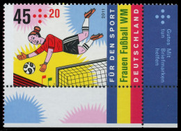 BRD BUND 2011 Nr 2857 Postfrisch ECKE-URE X36B9DA - Unused Stamps