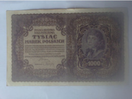 1000 - Tyslac Marek Polskich - I Seria A - N  168118 - 23 Sierpnia 1919 - Poland