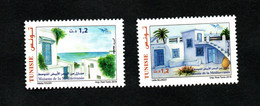 2018- Tunisia- Euromed- Houses Of The Mediterranean - Complete Set 2 V.MNH** - Tunesië (1956-...)