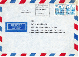 79054 - Berlin - 1980 - 2@70Pfg B&S A LpBf BERLIN - ... GRUENE WOCHE ... -> Beverly Hills, CA (USA) - Cartas & Documentos