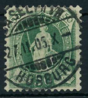 SCHWEIZ STEHENDE HELVETIA Nr 69D Zentrisch Gestempelt X6B63DA - Used Stamps