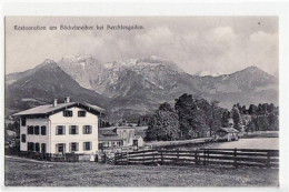 39046611 - Berchtesgaden Mit Restauration Am Boeckelweiher Ungelaufen  Kleiner Knick Oben Rechts, Sonst Gut Erhalten - Berchtesgaden