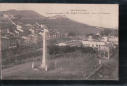 Cpa 66 Port Vendres  Place De L'Obélisque - Port Vendres